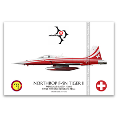 NORTHROP F-5N TIGER II, PATROUILLE SUISSE, J-3086.