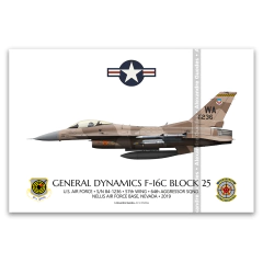 GENERAL DYNAMICS F-16C BLOCK 25 - USAF 84-1236