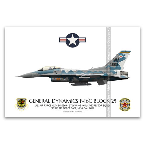 GENERAL DYNAMICS F-16C BLOCK 25 - USAF 86-0269