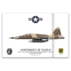 NORTHROP F-5E TIGER II, USAF, S/N 73-0846, 65th Aggressor Squadron, 57th ATG.