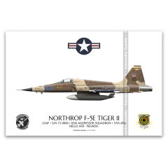 NORTHROP F-5E TIGER II, USAF, S/N 73-0846, 65th Aggressor Squadron, 57th ATG.
