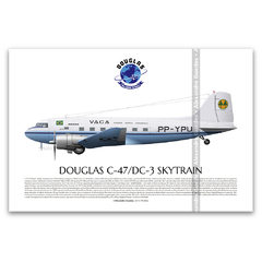 DOUGLAS C-47 / DC-3 SKYTRAIN, PP-YPU