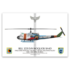 Bell 205 D/H Iroquois SH-1D, FAB 8530, 1º/8º GAV - Esquadrão Falcão