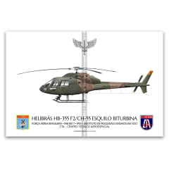 Helibrás HB-355 F2 Esquilo Biturbina/ HC-55, FAB 8811, IPEV, CTA