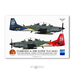 Poster A-29 Super Tucano | A Dupla Celebração Histórica da FAB - comprar online