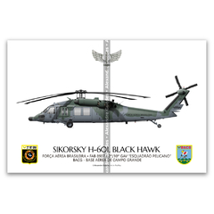 Sikorsky H-60L Black Hawk, FAB 8907, 2º/10º GAV, Esquadrão Pelicano - comprar online