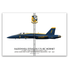 McDonnell Douglas F/A-18C Hornet, U.S NAVY, BuNo 163766, Blue Angels 1 - buy online