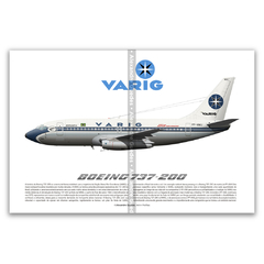 Boeing 737-200, PP-VMJ, Varig - comprar online