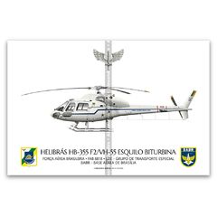 Helibrás HB-355 F2 Esquilo Biturbina/ VC-55, FAB 8818, GTE