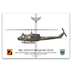 Bell 205 D/H Iroquois UH-1H, FAB 8674, 5º/8º GAV - Esquadrão Pantera