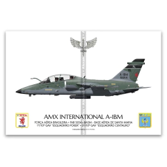 AMX INTERNACIONAL A-1BM, FAB 5653, 1º/10º GAV - 3º/10º GAV, BASM