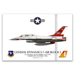 GENERAL DYNAMICS F-16B BLOCK 1 - USAF 78-0098