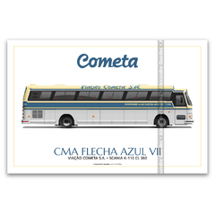 CMA Flecha Azul VII - Scania K-113CL 360 - Viação Cometa S.A.