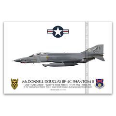 MCDONNELL DOUGLAS RF-4C PHANTOM II, USAF, S/N 65-0833, 117th TRW, 106th TRS.