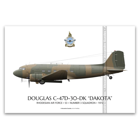 DOUGLAS C-47D-30-DK "DAKOTA", RHODESIAN AIR FORCE, 53
