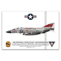 MCDONNELL DOUGLAS F-4J PHANTOM II, U.S NAVY, BuNo 157293, VF-31 TOMCATTERS.