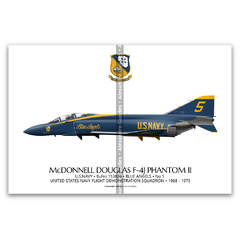 McDonnell Douglas F-4J Phantom II, U.S NAVY, BuNo 153876, Blue Angels 5 - comprar online