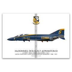 McDonnell Douglas F-4J Phantom II, U.S NAVY, BuNo 153876, Blue Angels 5 - buy online