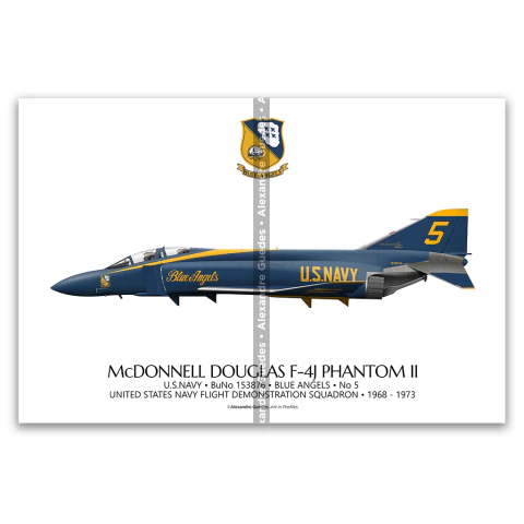 McDonnell Douglas F-4J Phantom II, U.S NAVY, BuNo 153876, Blue Angels 5 - buy online