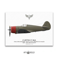 Poster Curtiss P-36A, FAB 10