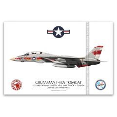 GRUMMAN F-14A TOMCAT, U.S. NAVY, BuNo 158627, VF-1 WOLF PACK.