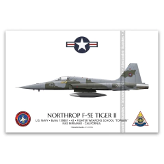 NORTHROP F-5E TIGER II, U.S. NAVY, BuNo 159881, FWS "TOPGUN".