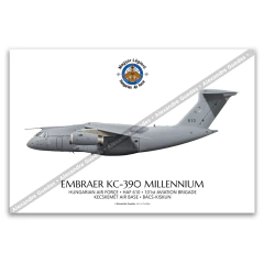 Poster KC-390 Millennium: O Gigante Brasileiro na Força Aérea da Hungria - comprar online