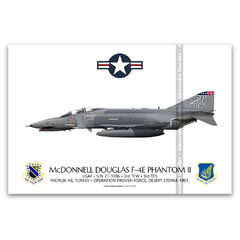 MCDONNELL DOUGLAS F-4E PHANTOM II, USAF, S/N 71-1086, 3rd TFW, 3rd TFS.