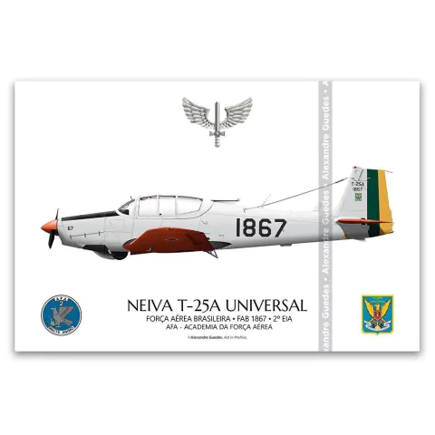 NEIVA T-25A UNIVERSAL, FAB 1867, AFA