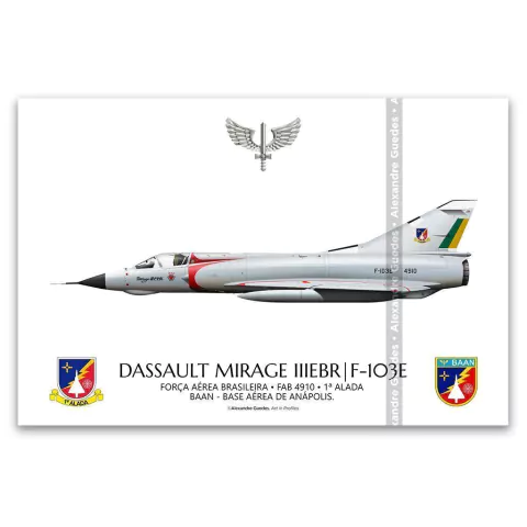 DASSAULT MIRAGE IIIE BR/F-103E FAB 4910, 1ª ALADA