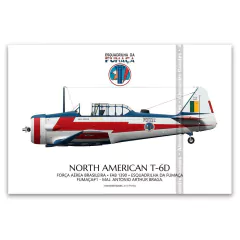 NORTH AMERICAN T-6D, FAB 1390, ESQUADRILHA DFUMAÇA