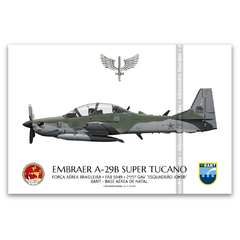 Avião Embraer A-29B Super Tucano, FAB 5949, 2º/5º GAV " Esquadrão Joker", BANT.