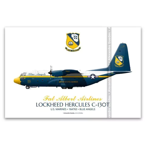 LOCKHEED HERCULES C-130T, US NAVY - FAT ALBERT - BLUE ANGELS