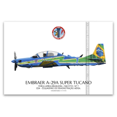 Avião Embraer A-29A Super Tucano, FAB 5719, EDA - Esquadrão de Demonstração Aérea
