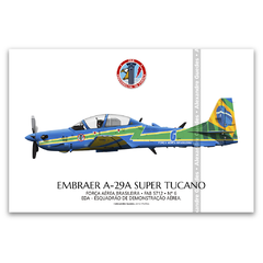Avião Embraer A-29A Super Tucano, FAB 5712, EDA - Esquadrão de Demonstração Aérea