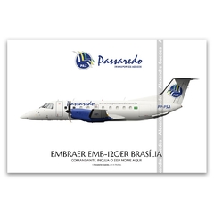 EMBRAER EMB-120 BRASÍLIA, PASSAREDO, PP-PSA