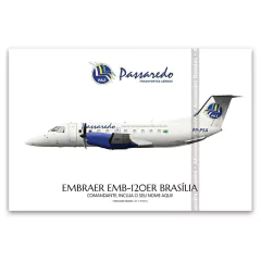 EMBRAER EMB-120 BRASÍLIA, PASSAREDO, PP-PSA