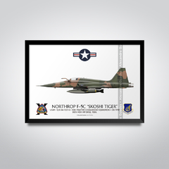 NORTHROP F-5C "SKOSHI TIGER", USAF, S/N 14-13314, 3th TFW. - comprar online