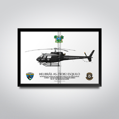 Helibrás AS-350 B2 ESQUILO, SESPDS, GAP, PR-YFF, Preto - comprar online
