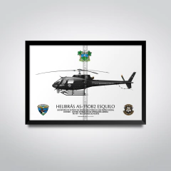 Helibrás AS-350 B2 ESQUILO, SESPDS, GAP, PR-YFF, Preto - comprar online