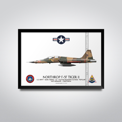 NORTHROP F-5F TIGER II, U.S. NAVY, BuNo 160965, 47, FWS "TOPGUN" - comprar online