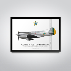 CURTISS P-40E-1 KITTYHAWK MK 1A, FAB, 4021 - comprar online