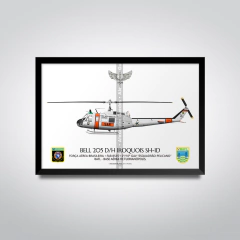 Bell 205 D/H Iroquois SH-1D, FAB 8535, 2º/10º GAV - Esquadrão Pelicano - comprar online