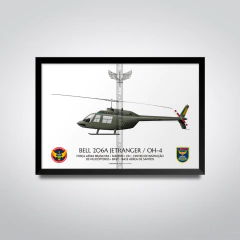 Bell 206A JetRanger / OH-4 , FAB 8580, CIH, Base Aérea de Santos - comprar online