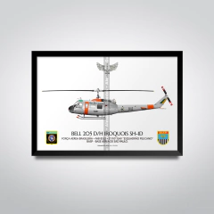 Bell 205 D/H Iroquois SH-1D, FAB 8532, 2º/10º GAV - Esquadrão Pelicano - comprar online