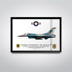 GENERAL DYNAMICS F-16C BLOCK 25 - USAF 85-0418 - comprar online