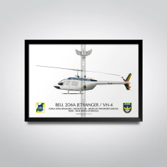 Bell 206A JetRanger / VH-4, FAB 8570, GTE - Grupo de Transporte Especial - comprar online