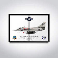 A-4C Skyhawk Poster | U.S. Navy, VA-94 "Mighty Shrikes" on internet