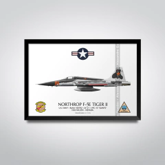 NORTHROP F-5E TIGER II, U.S. NAVY, BuNo 160792, AF 21, VFC-13. - comprar online