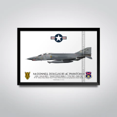 MCDONNELL DOUGLAS RF-4C PHANTOM II, USAF, S/N 65-0833, 117th TRW, 106th TRS. - comprar online